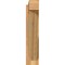 Ekena Millwork Traditional Block Rough Sawn Outlooker, Western Red Cedar, 6"W x 28"D x 28"H OUT06X28X28TRA05RWR - alternate 2